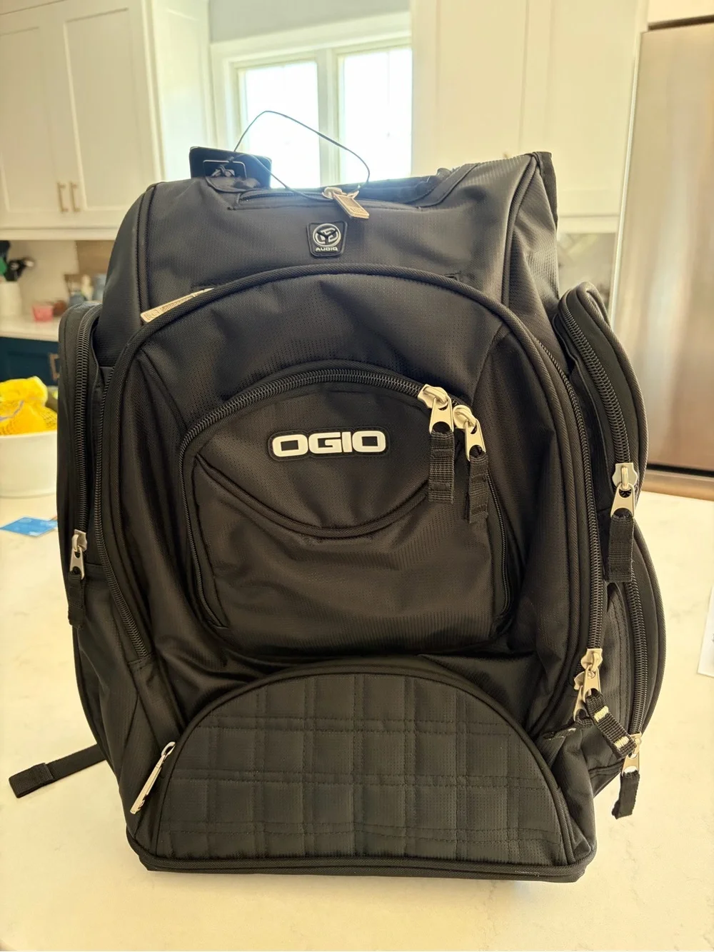 OGIO Black Men's Renegade Pro Backpack with Multiple Compartments